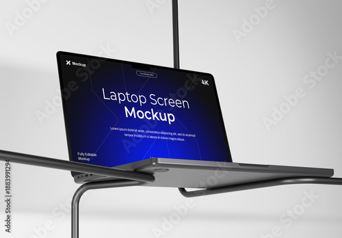 Laptop Screen Desktop Mockup