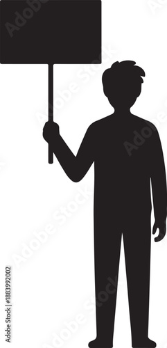 Graphic Icon of Announcement, Protest, or Information