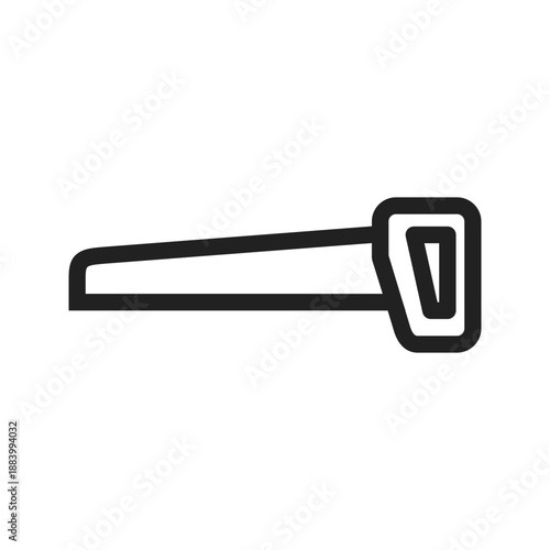 Handsaw icon vector image. Suitable for mobile apps, web apps and print media.