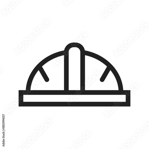 Helmet icon vector image. Suitable for mobile apps, web apps and print media.