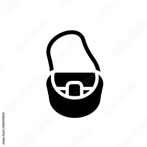 canteen bag icons minimalist flat style design, canteen bag Vector illustration on white background