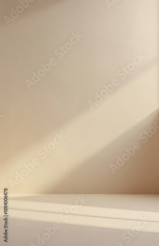 empty room with a wall