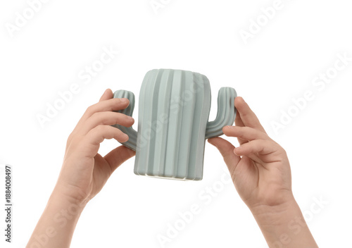 Child's hands with statione...