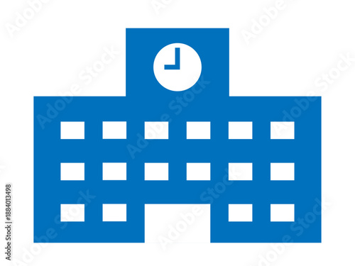 学校のアイコン（校舎シルエット）