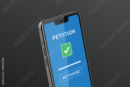 Civic Engagement Online Petition Screen