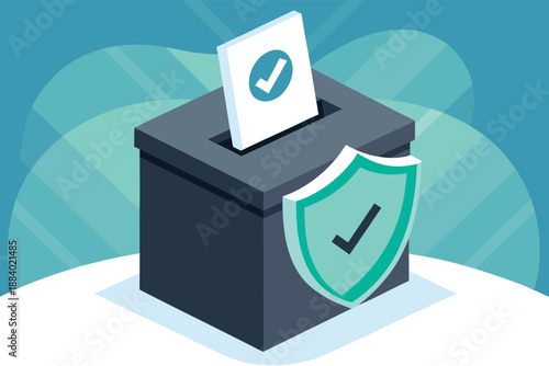 Civic Technology Voting Secure Icon