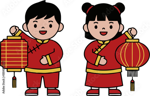 chinese boy and girl