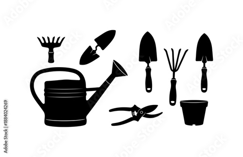 Garden Tools Set Illustration