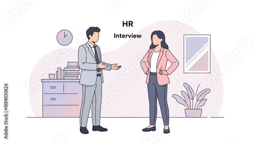 HR Interview - Business Meeting, Job Application, Professional Conversation