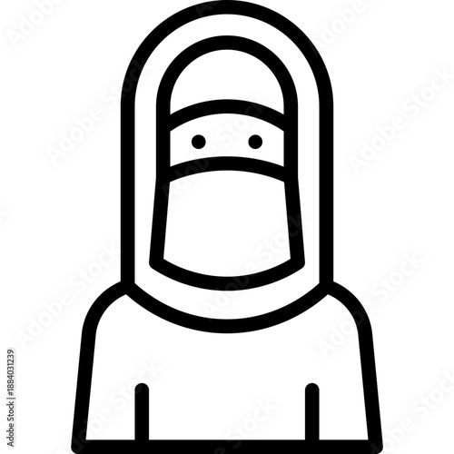Muslim Woman in Niqab