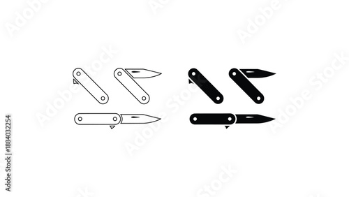 A collection of pocket knives in various colors and designs