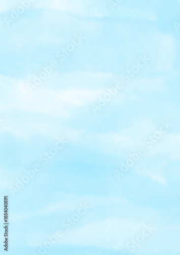 水色の水彩風テクスチャ背景