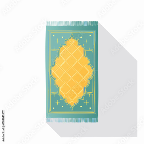 prayer mat illustration