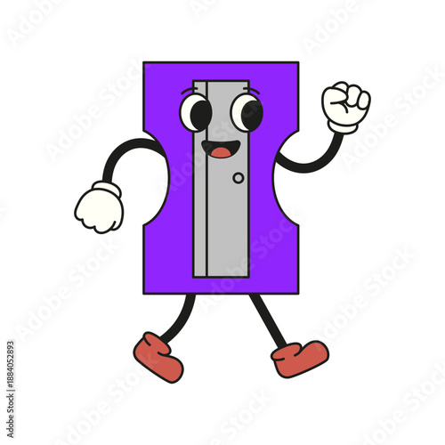 Cute Sharpener Mascot Illustration