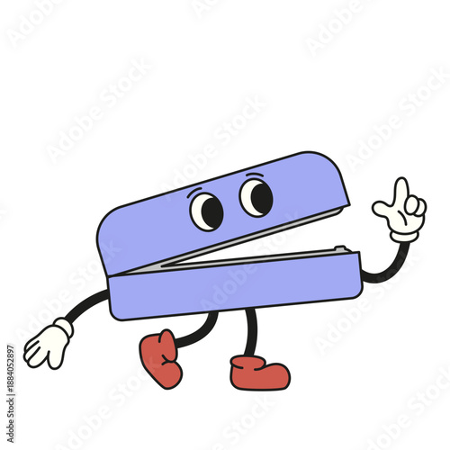 Stapler Cartoon Illustration