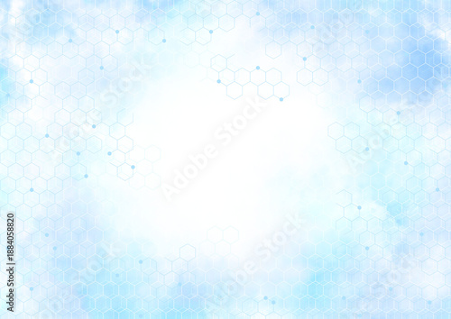 医療系理系の化学構造式風背景画像