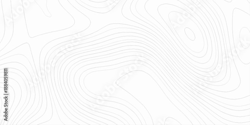 White mountain landscape topography map contour grid discovery , seamless contour map design featuring mountain hiking routes, Topographic map like illustration, featuring black lines on a beige.