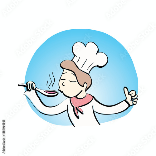 Chef taste Hand Drawn Graphic