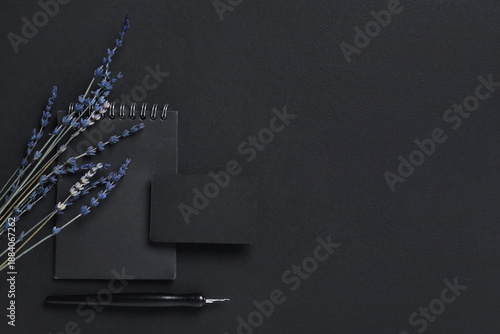Blank business card with no...