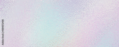 Ribbed background glass with hologram gradient blue color and rainbow effect. Abstract foil light with iridescent pink metal silver line and wall. Holographic texture with diamond purple chrome glow