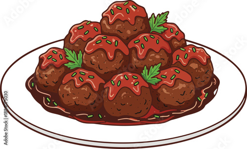 Meatballs in tomato sauce