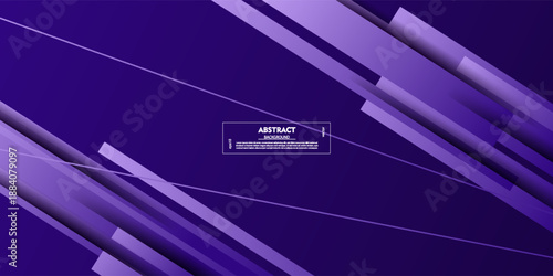 Abstract purple overlapping background vector template with square paper cut pattern. Purple background with shadow design. Eps10 vector.