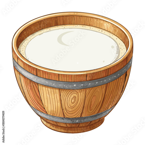 Airag Fermented Mare Milk Cup