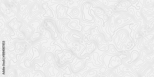 White flowing line patterns creating depth and elevation illusions
Premium abstract topographic map texture with smooth relief details