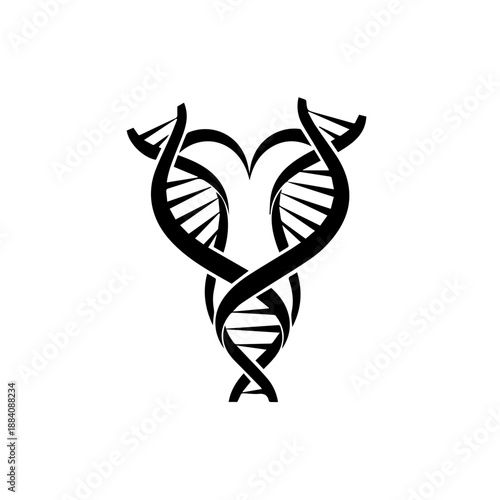 Dna double helix structure Vector