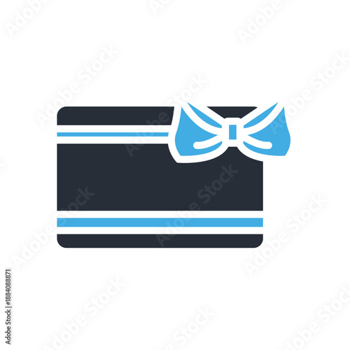 gift card icons minimalist flat style design, gift card Vector illustration on white background