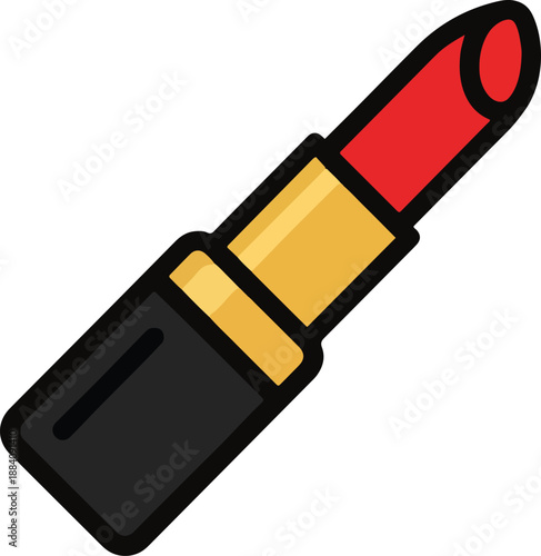 Red Lipstick Cosmetic Beauty Product Illustration