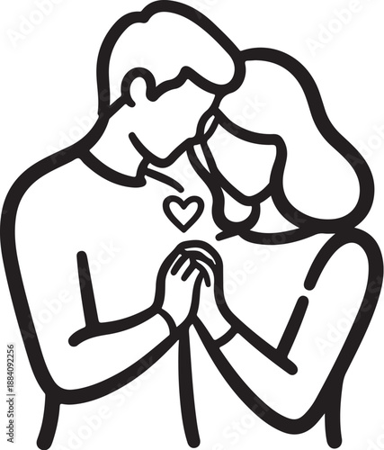 Couple Love Silhouette Bundle