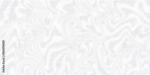 Subtle White Flowing Halftone Wave Pattern Background