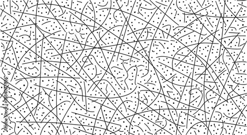 Complex Network of Lines and Intersections.