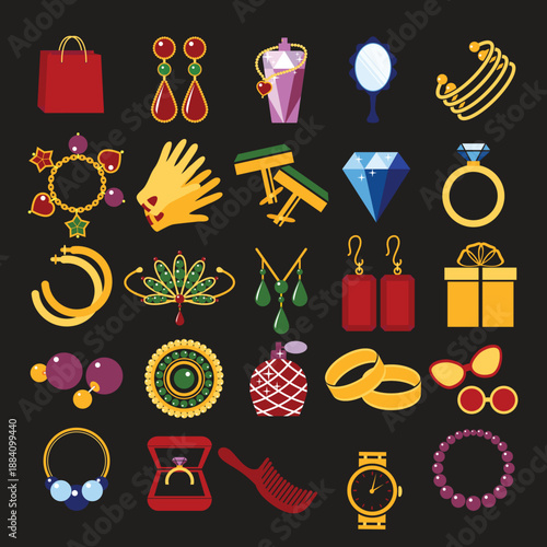 Female beautiful Jewelries best eps file for downloads