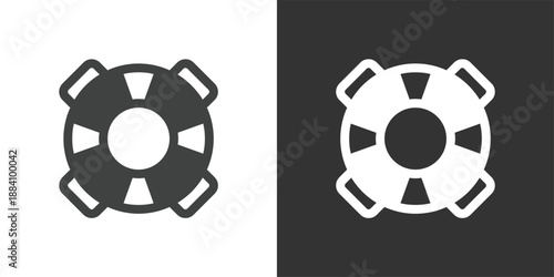 Help & Support icon. Solid glyph series icon