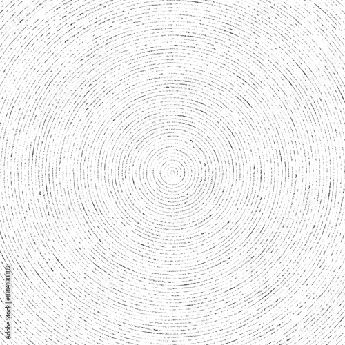 Concentric circle texture pattern. Vinyl record grooves. Grunge circles.