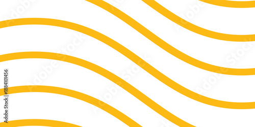 Yellow instant noodle, pasta and spaghetti texture with geometric wavy lines. Ramen, pasta vector pattern. Background abstract food illustration
