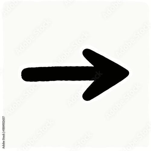 [Vector EPS]Black right-pointing arrow icon for direction indication
