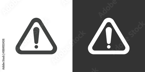 Alert Sign icon. Solid glyph series icon