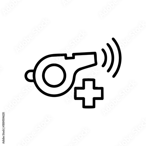 emergency whistle medical