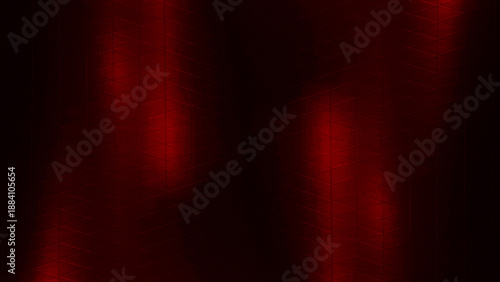 Tableau sur toile Sophisticated dark red matte background featuring subtle geometric triangle mesh pattern and soft ambient lighting