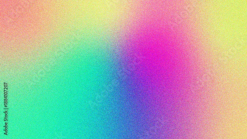 Tableau sur toile Abstract background of colorful gradient with wave pattern for poster design