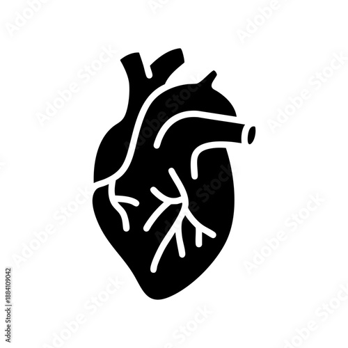 human heart organ icon