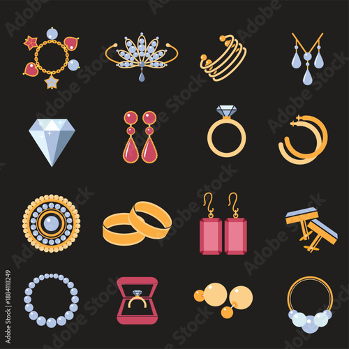 Female beautiful Jewelries best eps file for downloads