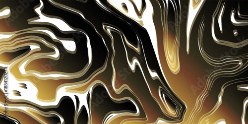 Abstract Gold and Black Marble Pattern for Luxury Design and Creative Backgrounds