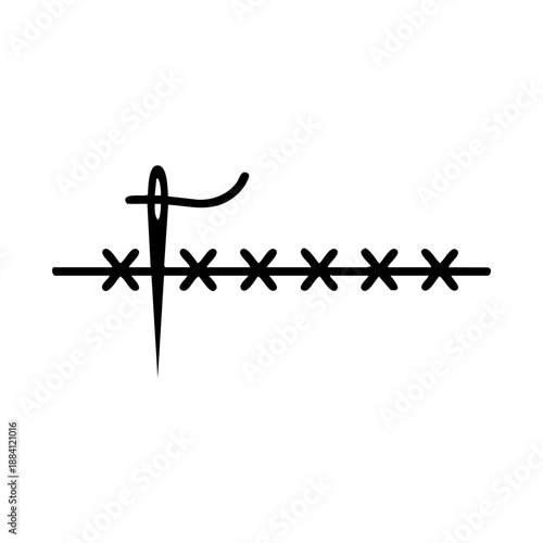 wound stitching icon