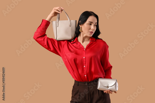 Beautiful young woman with ...