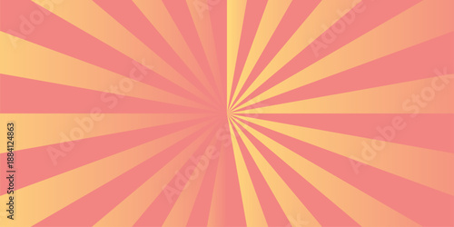 Vector sunray stripe background. Light sunburst glowing background. Sunburst pattern summer social banner. vector illustration pattern beam rays. Spiral radial striped backdrop design.