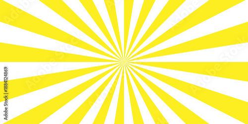 Vector sunray stripe background. Light sunburst glowing background. Sunburst pattern summer social banner. vector illustration pattern beam rays. Spiral radial striped backdrop design.